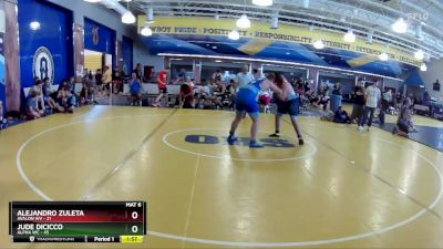 215 lbs Round 2 (8 Team) - Jude DiCicco, Alpha WC vs Alejandro Zuleta, Avalon WV