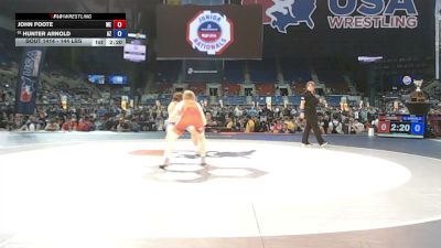 144 lbs Cons. Sub-rd Of 64 - John Foote, Maine vs Hunter Arnold, Arizona