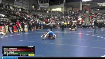 115 lbs Cons. Round 3 - Chaz Erickson, Cornerstone Wrestling Club vs Ryan Arkle, MWC Wrestling Academy