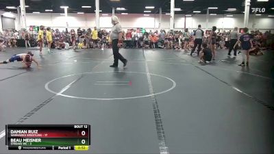 56 lbs Round 4 (6 Team) - Damian Ruiz, Warhawks Wrestling vs Beau Meisner, Streaks WC