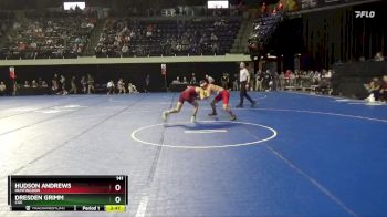 141 lbs Champ. Round 2 - Hudson Andrews, Huntingdon vs Dresden Grimm, Coe
