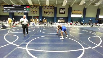 149 lbs Champ. Round 2 - Landon Yoder, Apprentice School vs Jax Obe, Washington & Lee