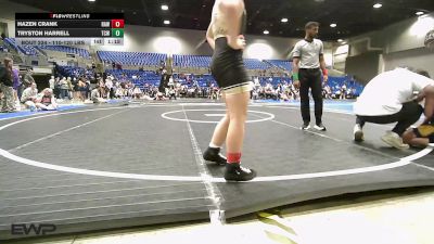 110-120 lbs Rr Rnd 3 - Hazen Crank, Raw Wrestling Club vs Tryston Harrell, Team Conquer Wrestling