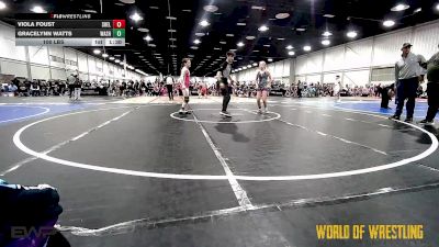 100 lbs Rr Rnd 5 - Viola Foust, Shelton Wrestling Academy K-6 vs Gracelynn Watts, Washington K-6