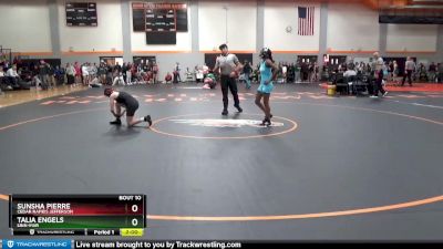 105 lbs Round 1 - Sunsha Pierre, Cedar Rapids Jefferson vs Talia Engels, Linn-Mar