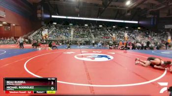 4A-152 lbs Quarterfinal - Michael Rodriguez, Central vs Beau Russell, Natrona County