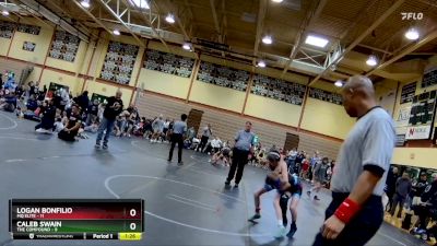 76 lbs Round 4 (10 Team) - Logan Bonfilio, MQ Elite vs Caleb Swain, The Compound