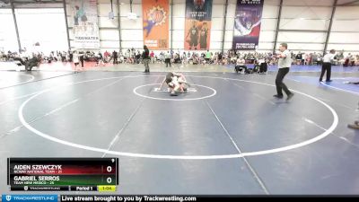 110 lbs Rd# 4- 2:00pm Friday Final Pool - Gabriel Serros, Team New Mexico vs Aiden Szewczyk, NCWAY National Team