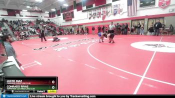 120 lbs Round 1 - Conrado Rivas, Toppenish USA Wrestling Club vs Justo Diaz, Cashmere Wrestling Club