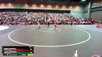 126 lbs Cons. Round 1 - Aiden Armenta, Silver Creek vs Trent Whitely, Spring Creek