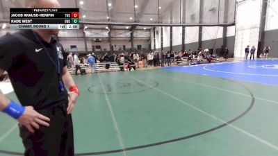 Junior GR - 285 lbs Champ. Round 1 - Jacob Krause-Henifin, Tumwater Wrestling Club vs Kade West, Outlaw Wrestling Club