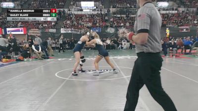 G - 145 lbs Cons. Round 5 - Bailey Blake, Beaverhead Co. (Dillon) (Girls) vs Isabella Medrud, Great Falls / Msdb (Girls)