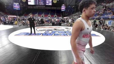 132 lbs Rnd Of 64 - Harvey Walgren, UT vs Grayson Fuchs, MI