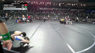 80 lbs Round Of 32 - Jeremy Loeuis, Scorpions vs Sutton Sarokhan, Westfield