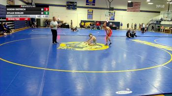 125 lbs Cons. Round 2 - Dylan Sheler, Newman vs Koehn Dietrich, Newman