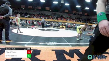 110 lbs Quarterfinal - TRAYTON CAREY, ANADARKO vs Riley Williams, Norman Grappling Club