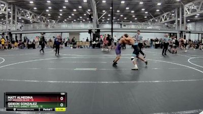 138 lbs Placement (4 Team) - Matt Almedina, Mat Assassins Black vs Gideon Gonzalez, Team Shutt Garnett Trained