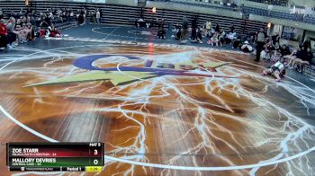 118 lbs Round 1 (4 Team) - Mallory DeVries, Central Cass vs Zoe Starr, Milaca-Faith Christian