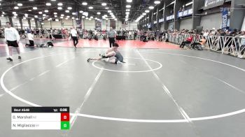 138 lbs Consi Of 64 #2 - Gunner Marshall, NC vs Nicholas Migliaccio, NY