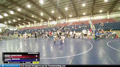 113 lbs Quarters & Wb (16 Team) - River Sandstrom, Oregon 1 vs Daniel Rosales, Idaho 1