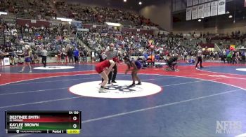 5A 130 lbs Quarterfinal - Destinee Smith, El Dorado vs Kaylee Brown, Maumelle