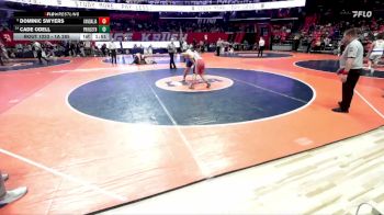 1A 285 lbs Cons. Round 1 - Cade Odell, Princeton vs Dominic Swyers, Vandalia
