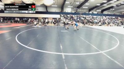174 lbs Champ. Round 2 - Zach Needles, Messiah vs Zach Silnutzer, Washington And Lee