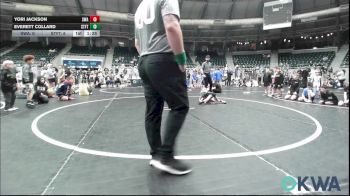 43 lbs Quarterfinal - Yori Jackson, Shelton Wrestling Academy vs Everett Collard, Standfast