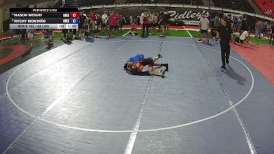 80 lbs Semis - Mason Weight, Oregon vs Ritchy Montaño, Oregon