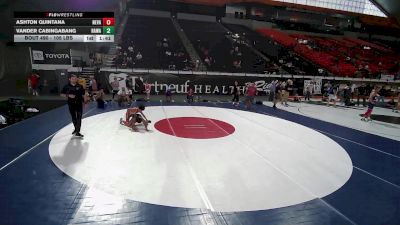 105 lbs 5th Place Match - Ashton Quintana, Nevada vs Vander Cabingabang, Hawaii