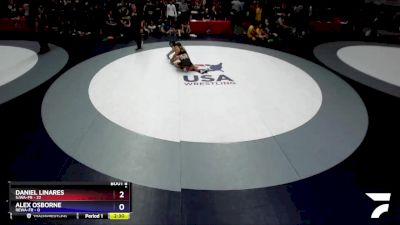 132 lbs Round 1 (16 Team) - Daniel Linares, SJWA-FR vs Alex Osborne, REWA-FR