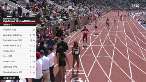 High School Girls' 4x100m Relay, Prelims 3