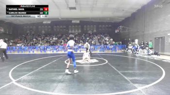 106 lbs 1st Place Match - Carlos Ibanez, Caruthers vs Nathiel Nava, Stockdale