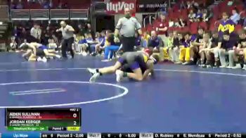 160 lbs Quarterfinal - Aiden Sullivan, 4-Nashua-Plainfield vs Jordan Kerger, 5-Logan-Magnolia