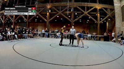 138 lbs Quarters & 1st Wb (16 Team) - Tripp Smith, Coahulla Creek vs Maliq Vickers, Cook