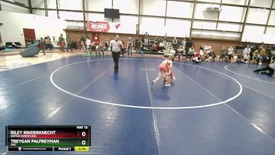 49 lbs Cons. Round 2 - Treygan Palfreyman, JWC vs Riley Rinderknecht, Uintah Wrestling