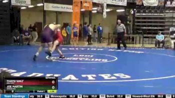 285 lbs Semifinal - Joe Martin, Douglass vs Thayn Walt, Hill City