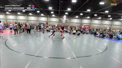 69 kg Rr Rnd 5 - Karsyn Champion, Silent Victory - GHSE vs Whisper Abercrombie, Misfits Reeces - GHSE