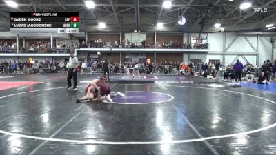 149 lbs Quarterfinal - Jaiden Moore, Coe vs Lucas Jagodzinske, Augsburg