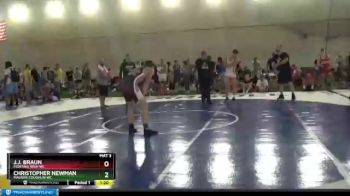163 lbs Champ. Round 2 - J.j. Braun, Fighting Irish WC vs Christopher Newman, Maurer Coughlin WC