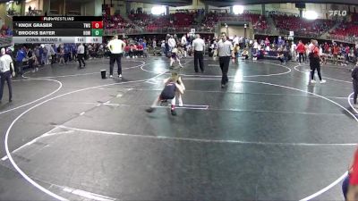 70 lbs Cons. Round 5 - Brooks Bayer, Howells-Dodge vs Knox Graser, Trojan Wrestling Club