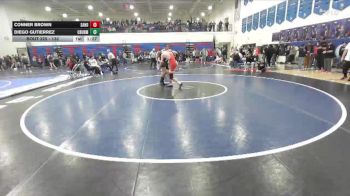 132 lbs Cons. Round 3 - Diego Gutierrez, Columbia (Burbank) vs Conner Brown, Sandpoint