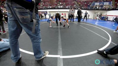 40 lbs Consolation - Rhett Pitts, Cowboy Wrestling vs Baylor Myers, Bridge Creek Youth Wrestling