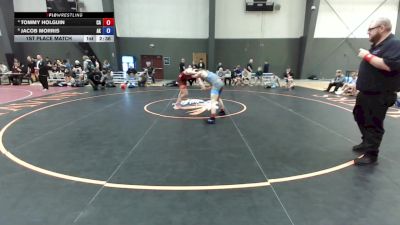 Junior Boys FS - 157 lbs 1st Place Match - Tommy Holguin, CA vs Jacob Morris, AK