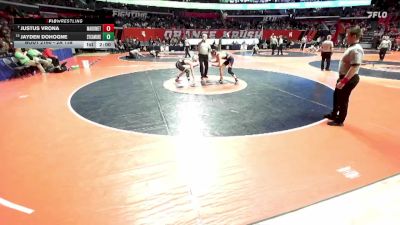 2A 138 lbs Cons. Round 1 - Justus Vrona, Mahomet (M.-Seymour) vs Jayden Dohogne, Sycamore (H.S.)