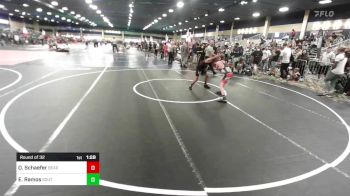 95 lbs Round Of 32 - Owen Schaefer, Bear Cave vs Emmanuel Ramos, South Kona WC