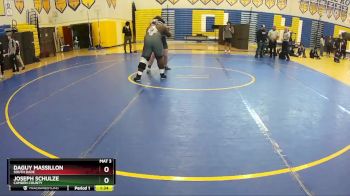 285 Gold Round 5 - Joseph Schulze, Camden County vs Daguy Massillon, South Dade