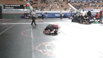152-D2 Quarterfinal - Porter Kay, Maricopa High School vs Dallas Schoonover, Mountain Pointe High School