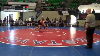 177 lbs Finals (8 Team) - Alec Swallows, Springville vs Vinny Jaqubino, Scottsboro