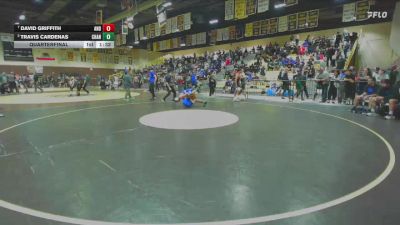 157 lbs Quarterfinal - David Griffith, Anderson vs Travis Cardenas, Chandler